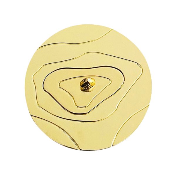emma molly 2 in 1 candle topper golden