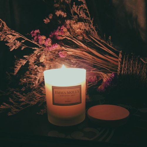Silence Sky Bergamot Juicy Peach Scented Candle photo review