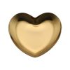 emma molly heart shaped stainless steel candle holder jewelry plate