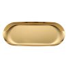 Emma Molly oval stainless steel candle tray