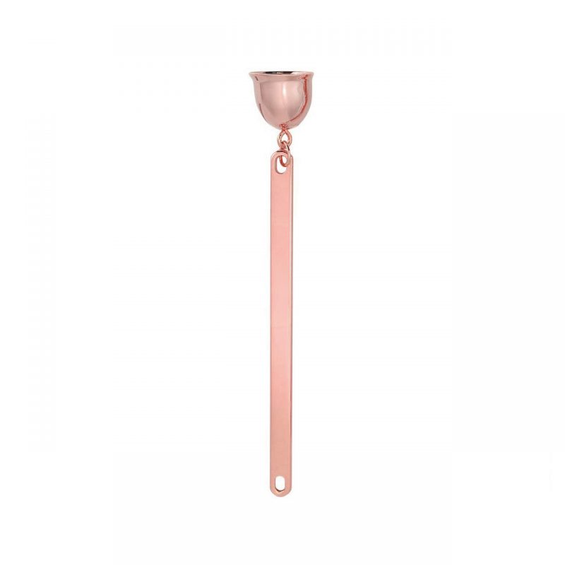 candle wick snuffer rose gold tone