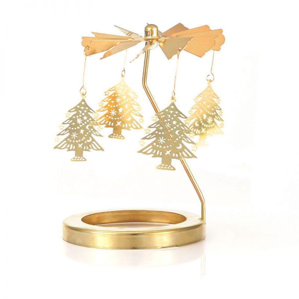 christmas tree candle carousel 8cm