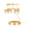 emma molly magnetic gold tone unicorn candle carousel 7cm