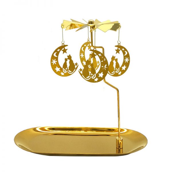 emma molly magnetic carousel candle holder tray